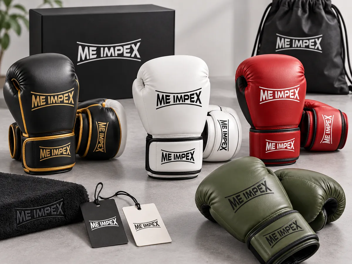 Custom competition boxing gloves with private label branding