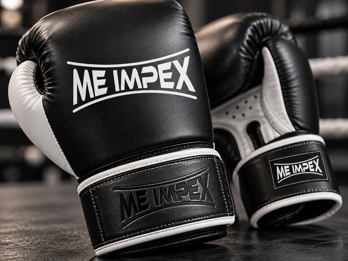Custom logo microfiber boxing gloves manufacturer