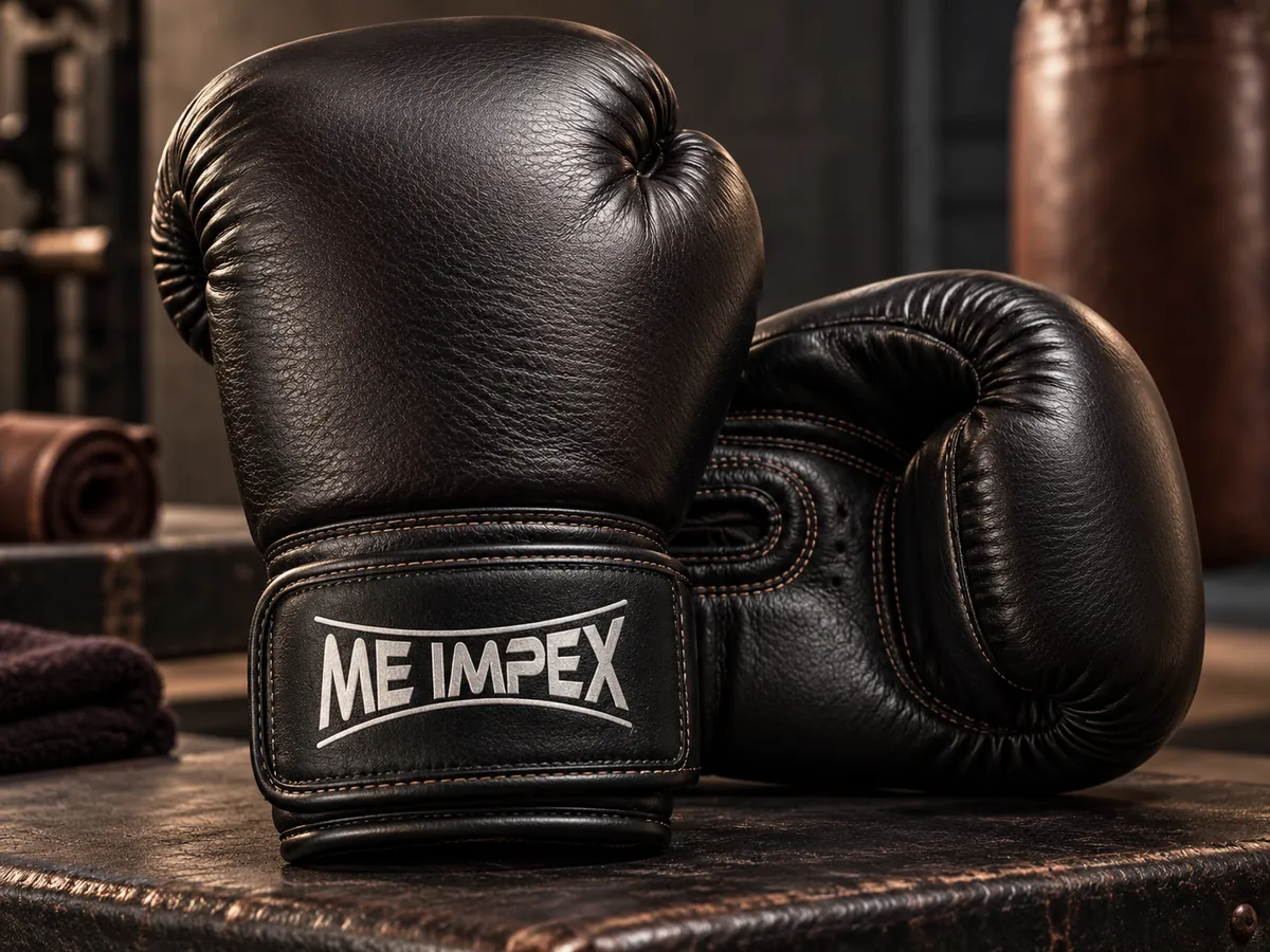 Custom leather boxing gloves manufacturer for private label brands
